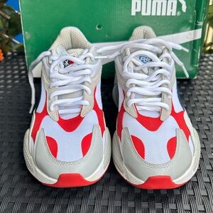 Puma Men’s Red, White, and Gray Sneakers